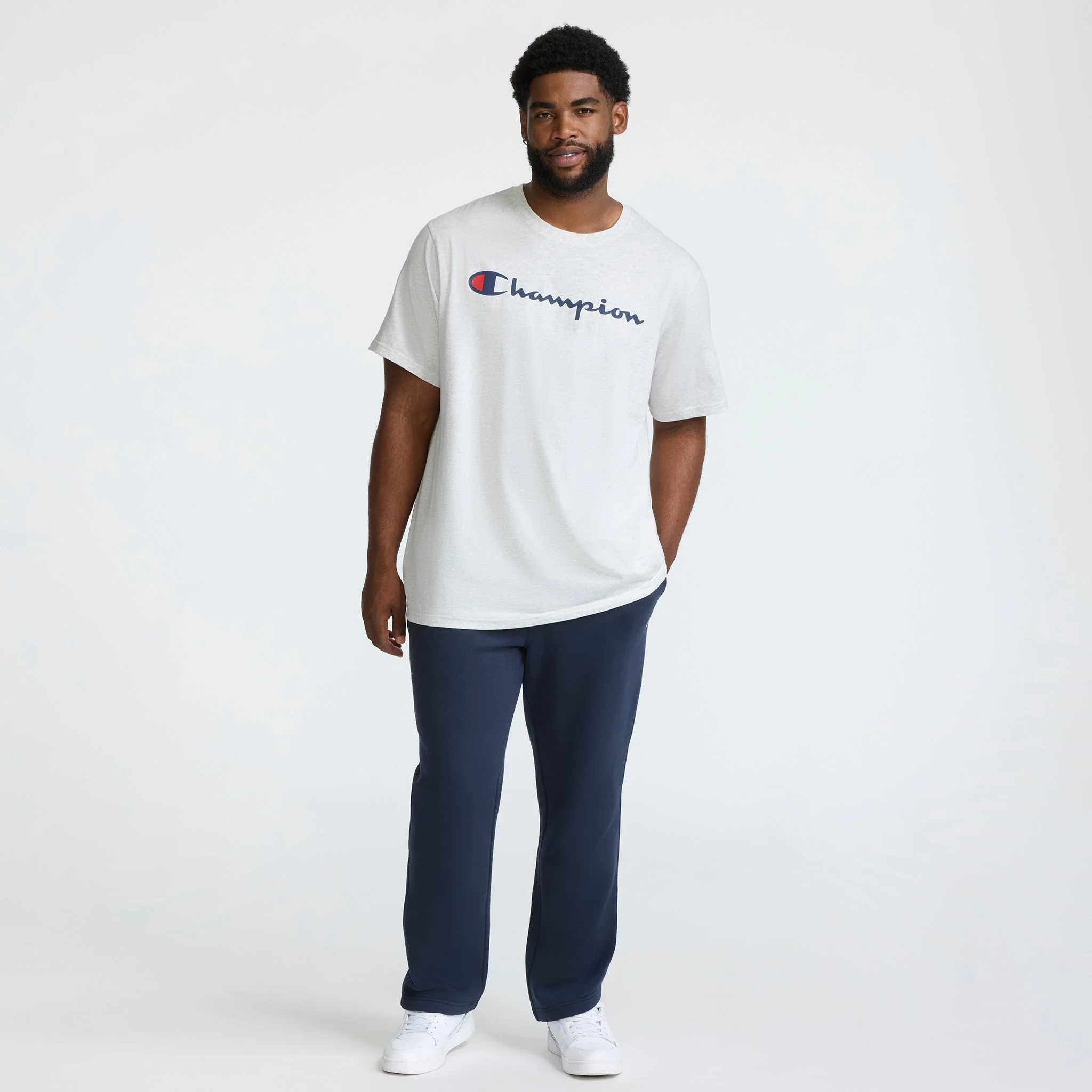 Classic Graphic T-Shirt, Script Logo - Big & Tall - Image 4