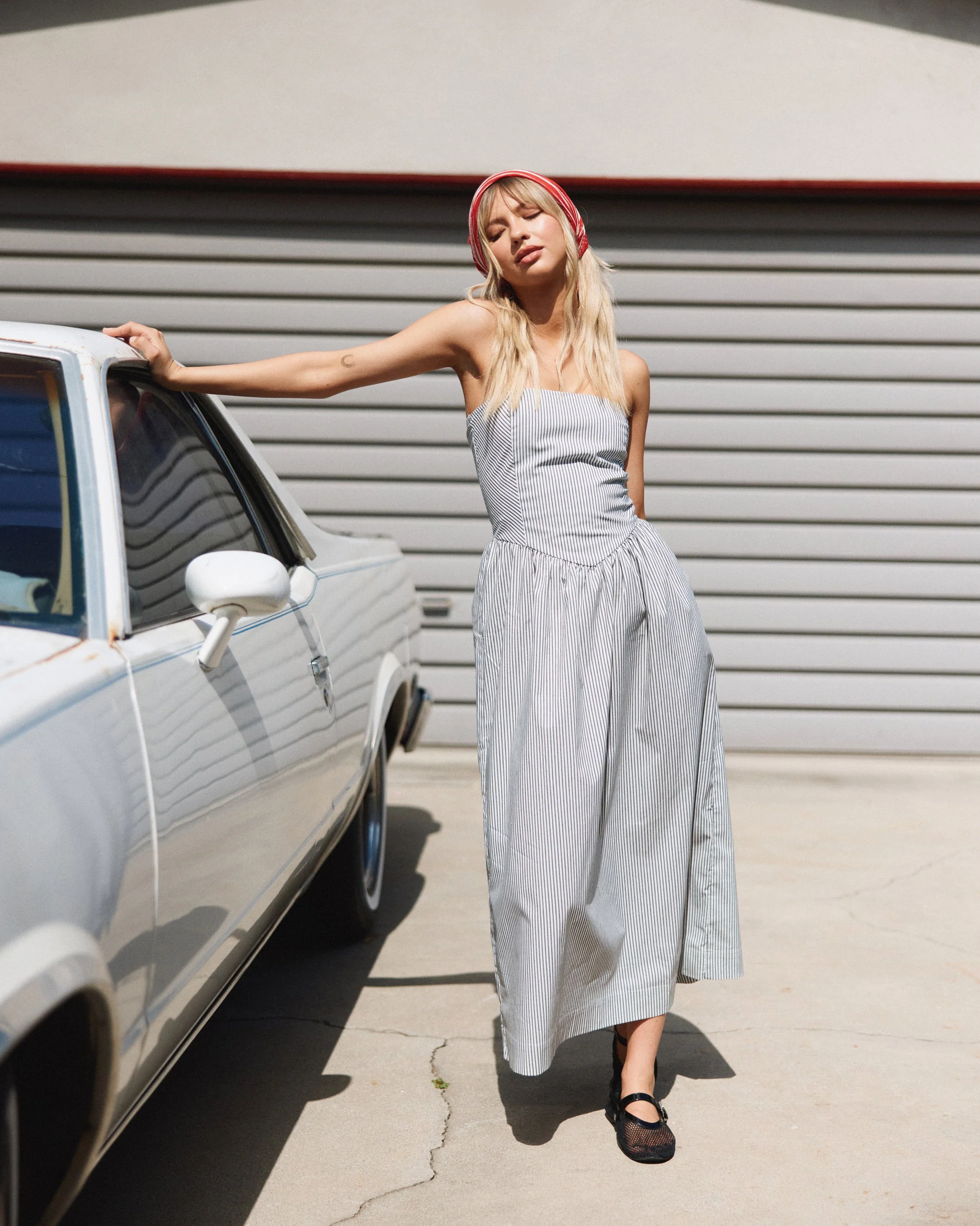 Florence Drop Waist Midi Dress