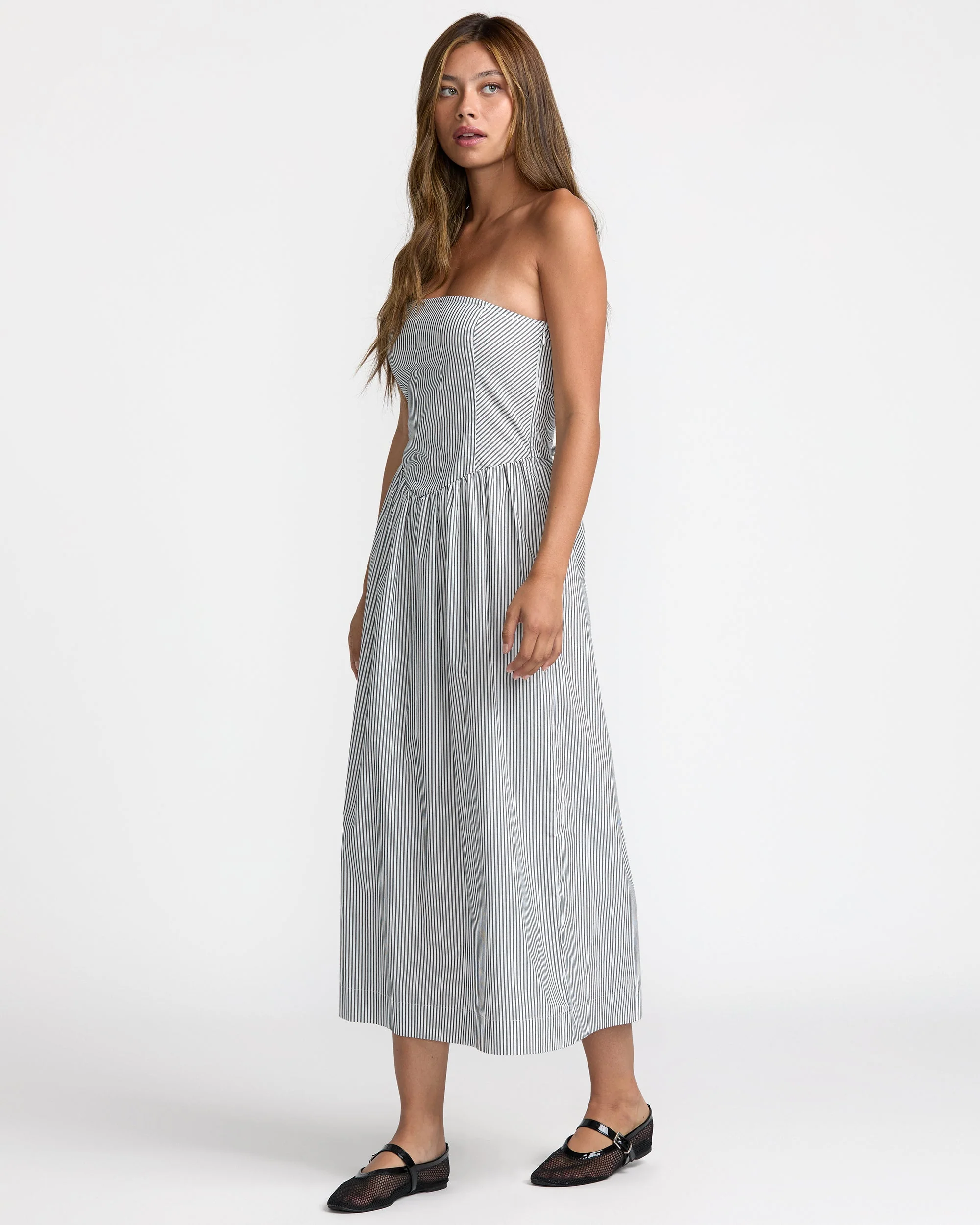 Florence Drop Waist Midi Dress - Image 6