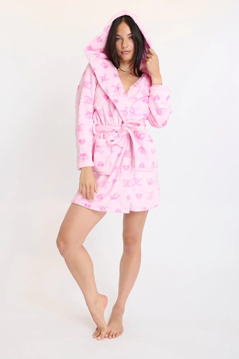 Hooded Luxe Plush Robe - Image 2