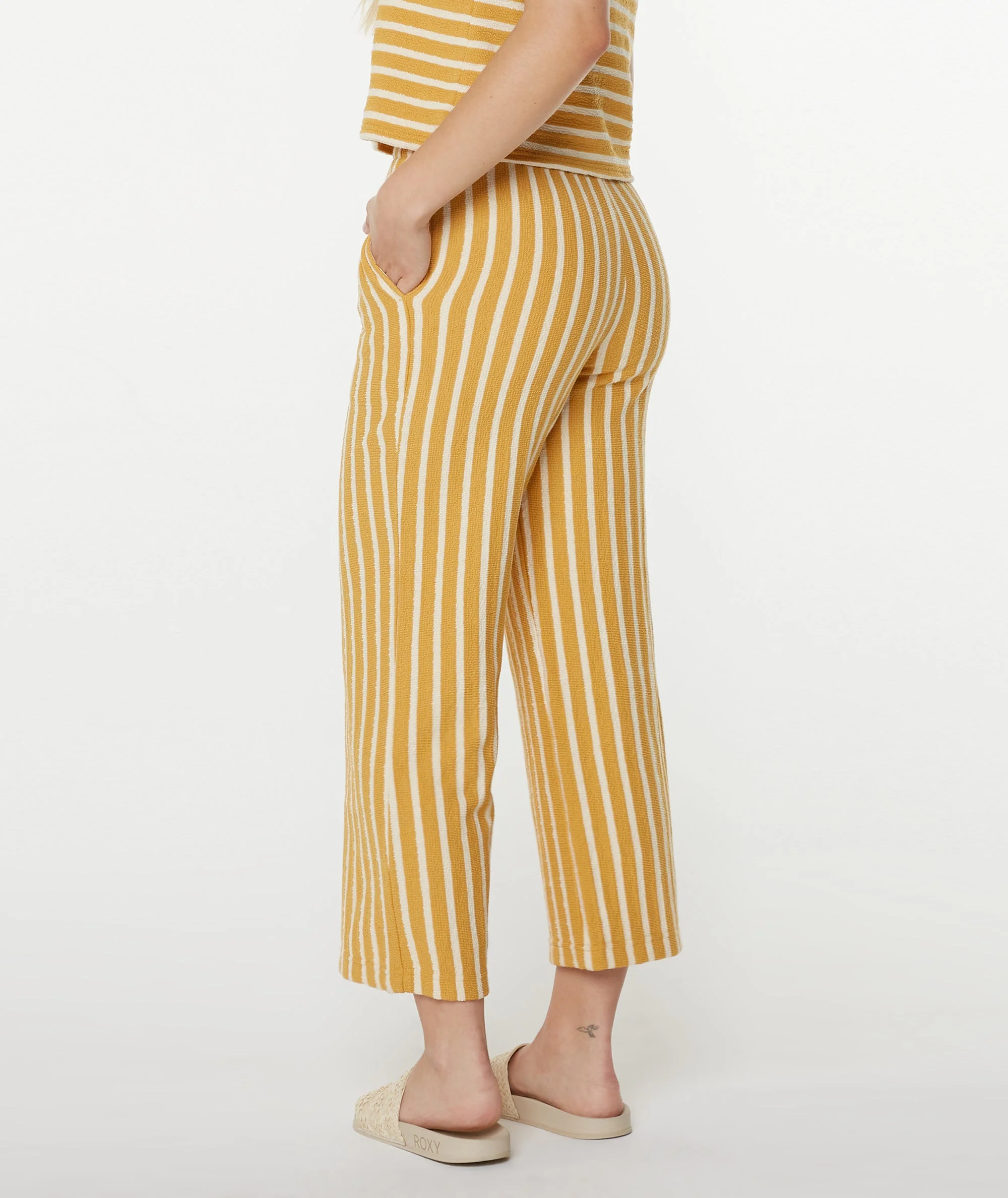 Java Stripe Cropped Pant - Image 3