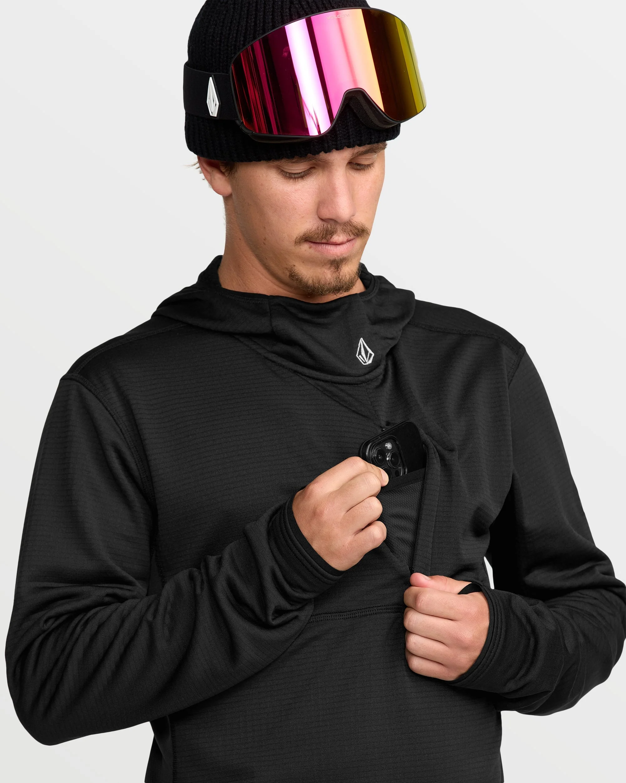 Men's Gridlock Hooded Fleece Pullover - Image 3