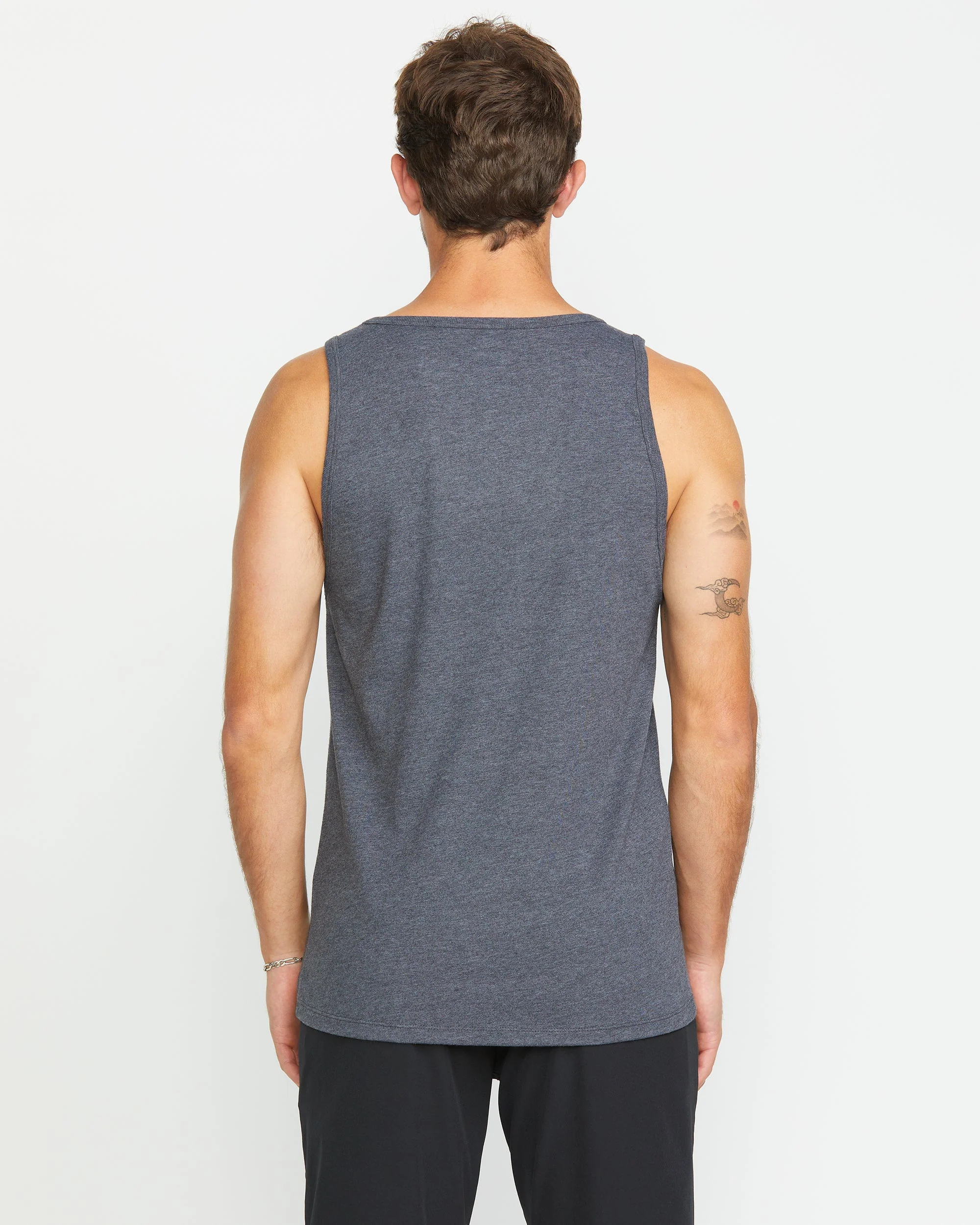 Men's Solid Heather Tank - Image 2