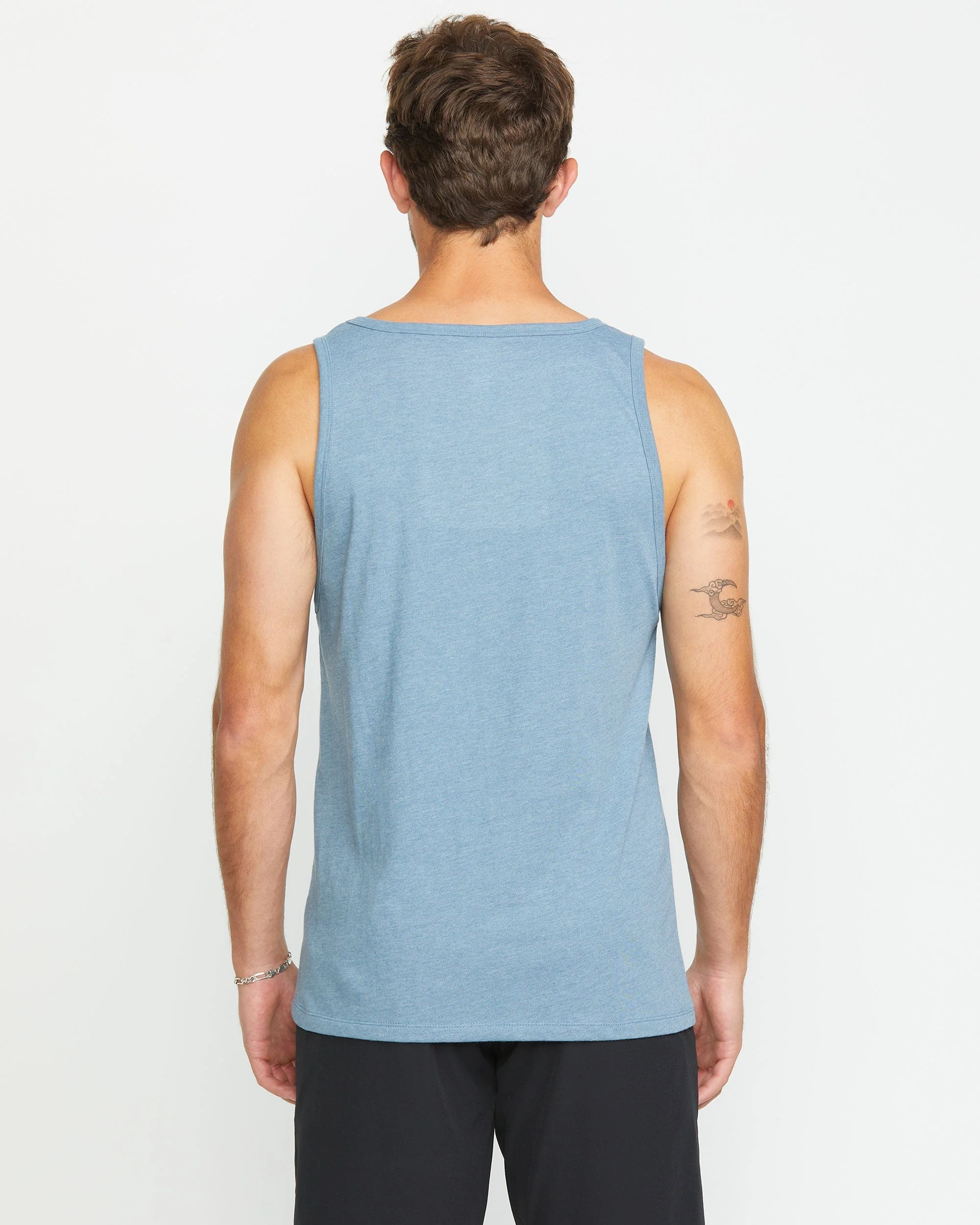 Men's Solid Heather Tank - Image 2