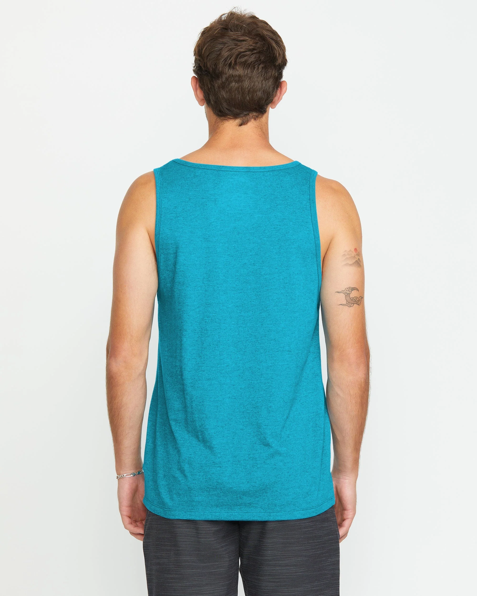 Men's Solid Heather Tank - Image 2