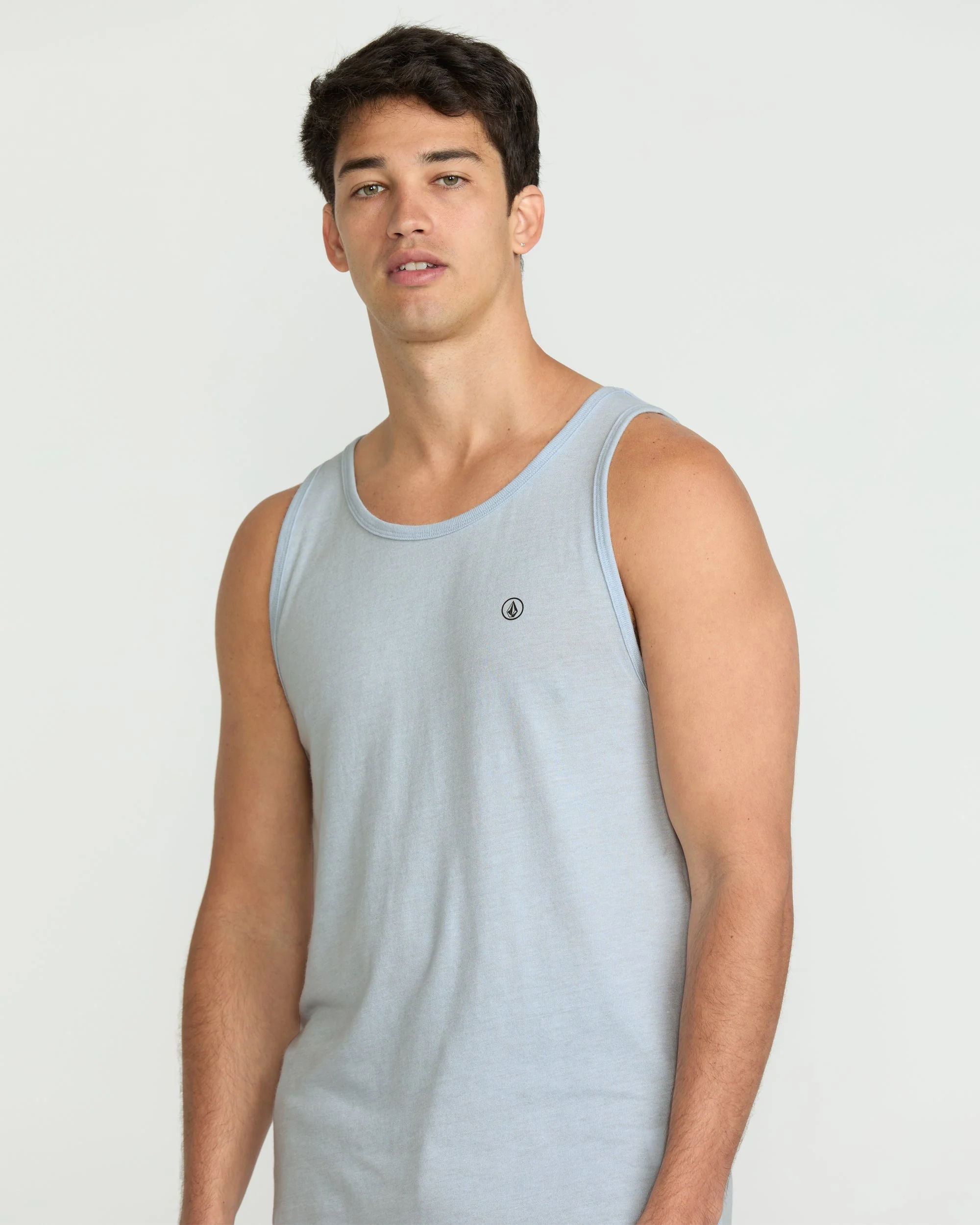 Men's Solid Heather Tank - Image 3