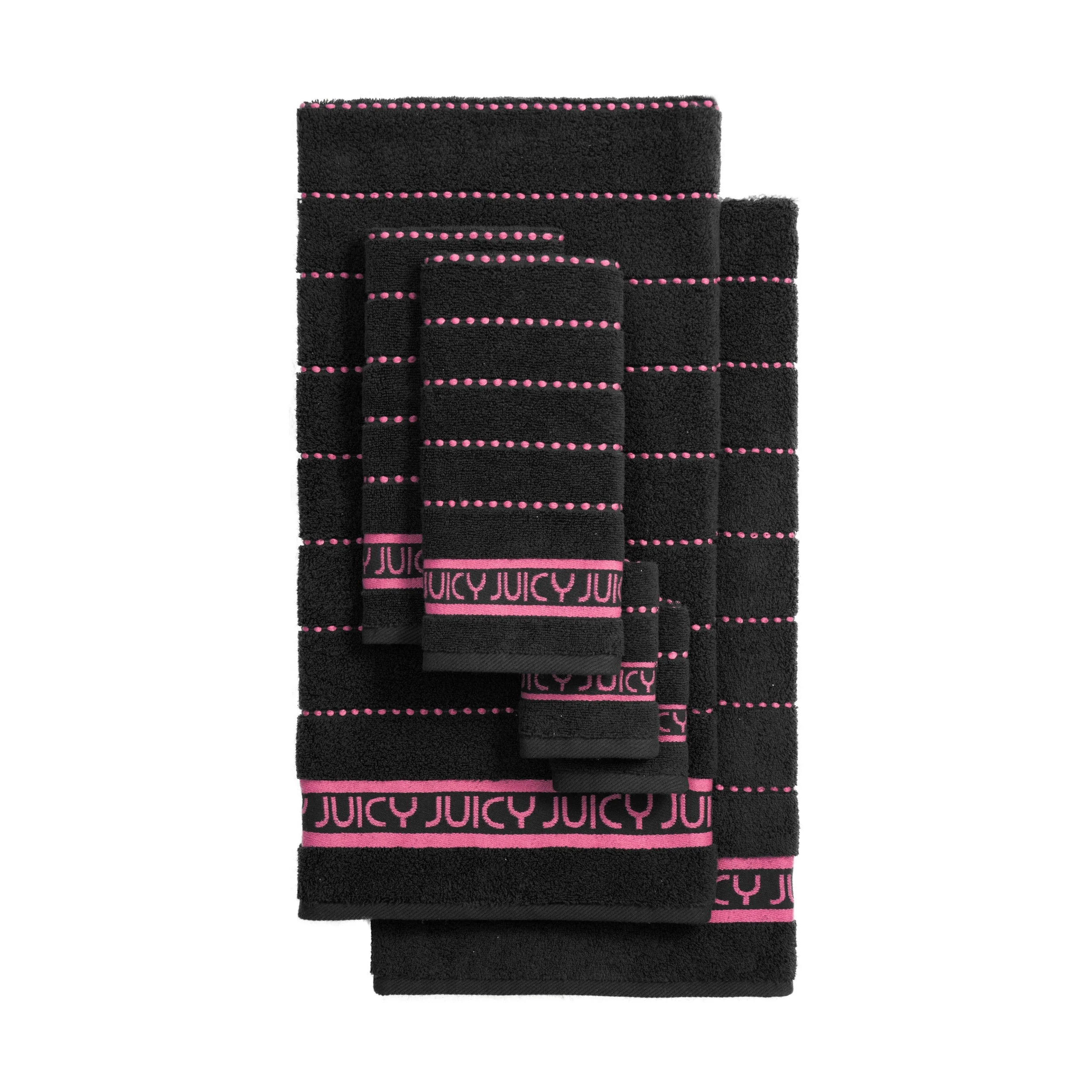 Plush Stripe Bath Towel Set - Image 5
