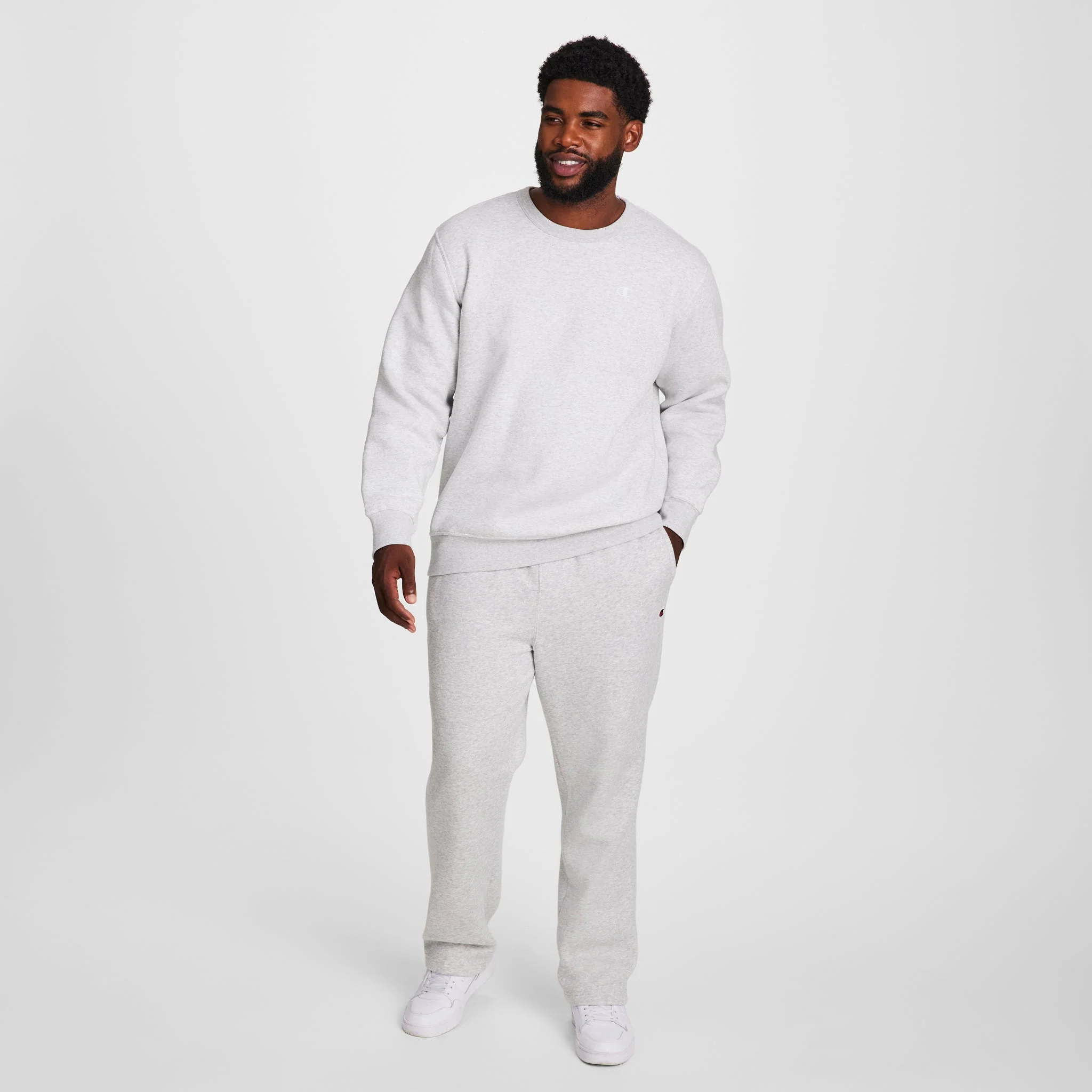 Powerblend Sweatpants, Open Hem, C Logo - Big & Tall - Image 4