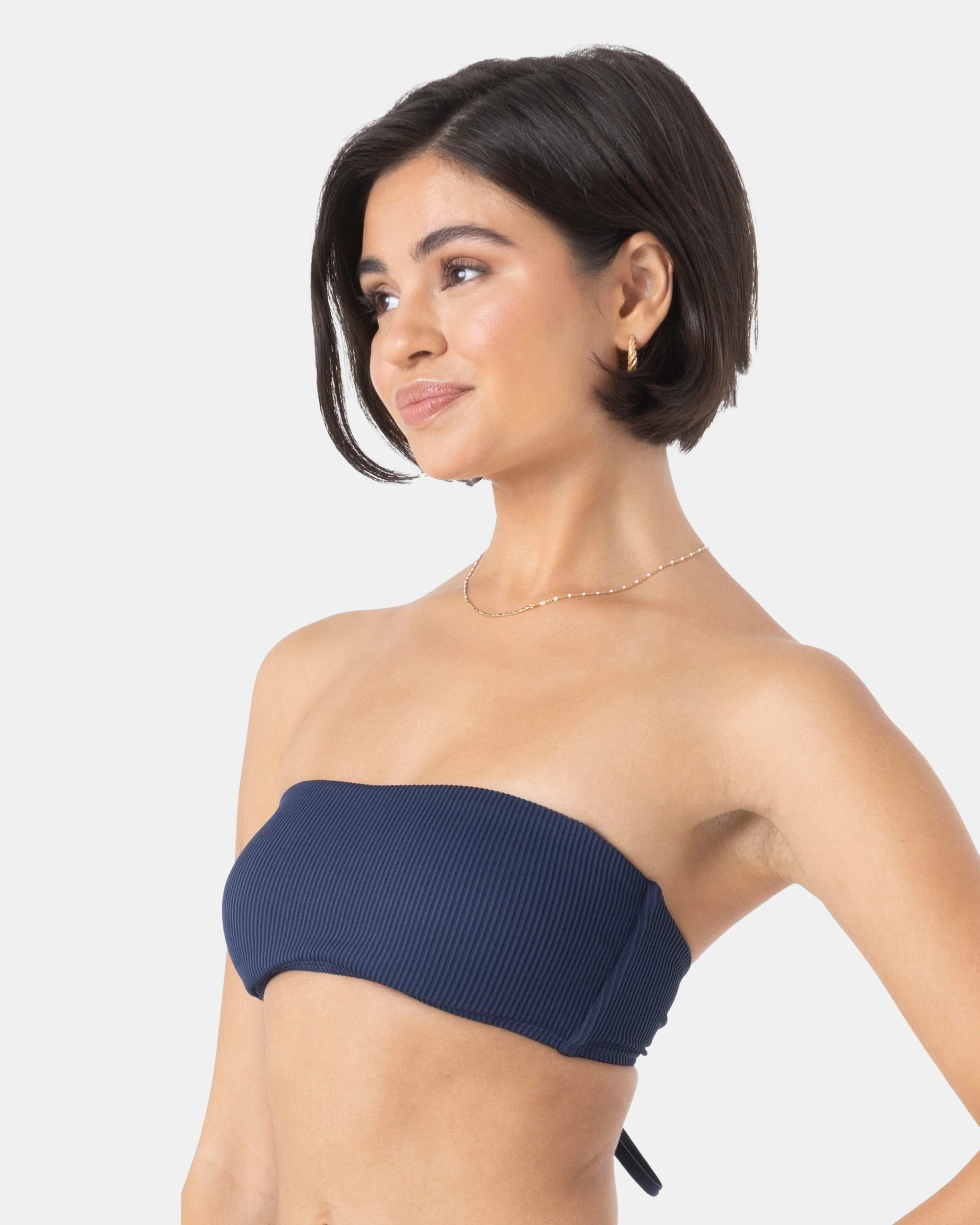 Rib Roxy Love Lace Bandeau Bikini Top - Image 3