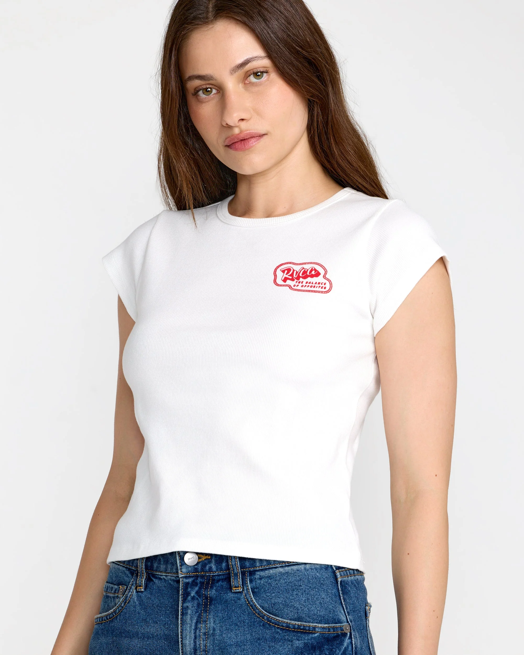 Ribbed Slim Tee