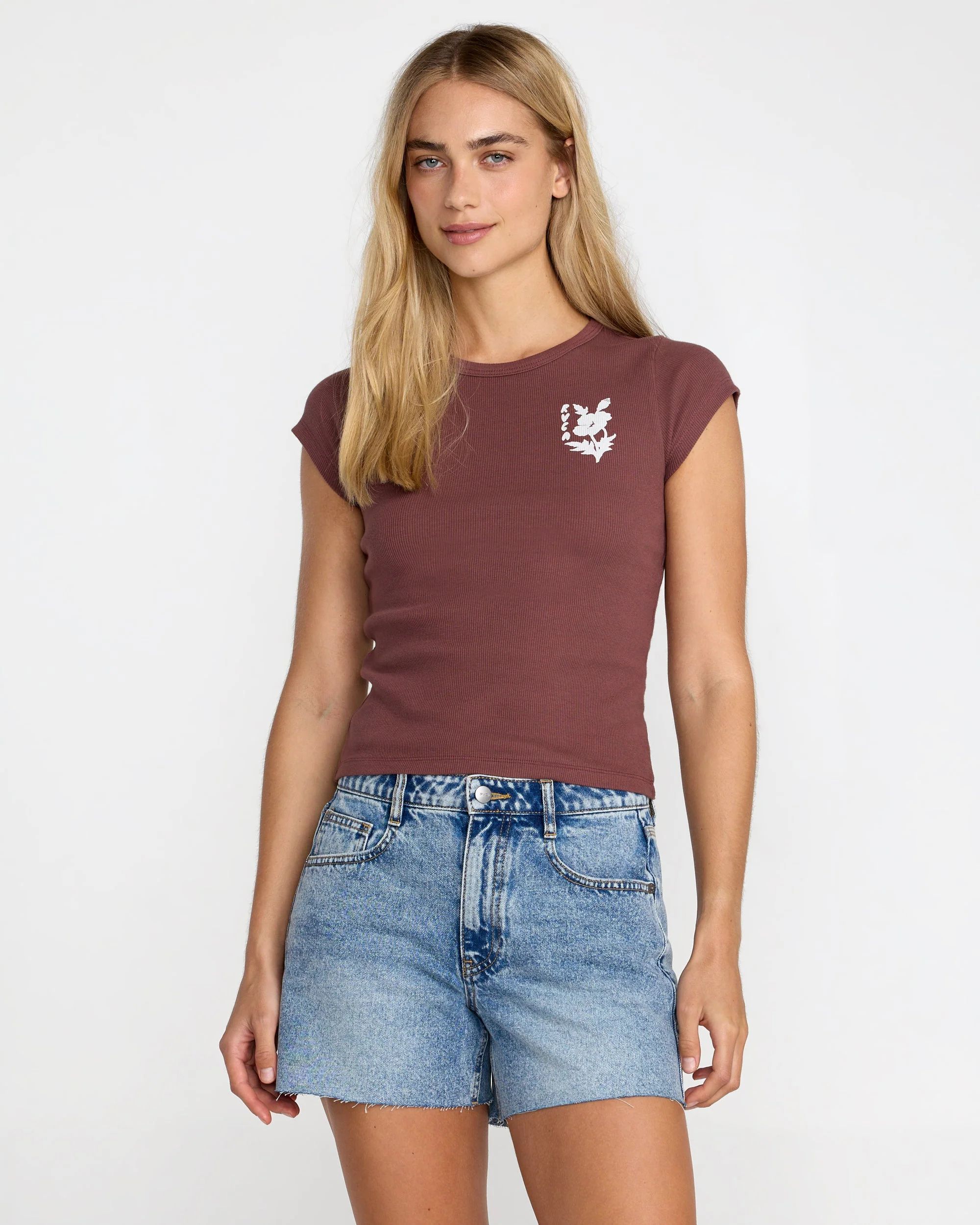 Ribbed Slim Tee - Image 2