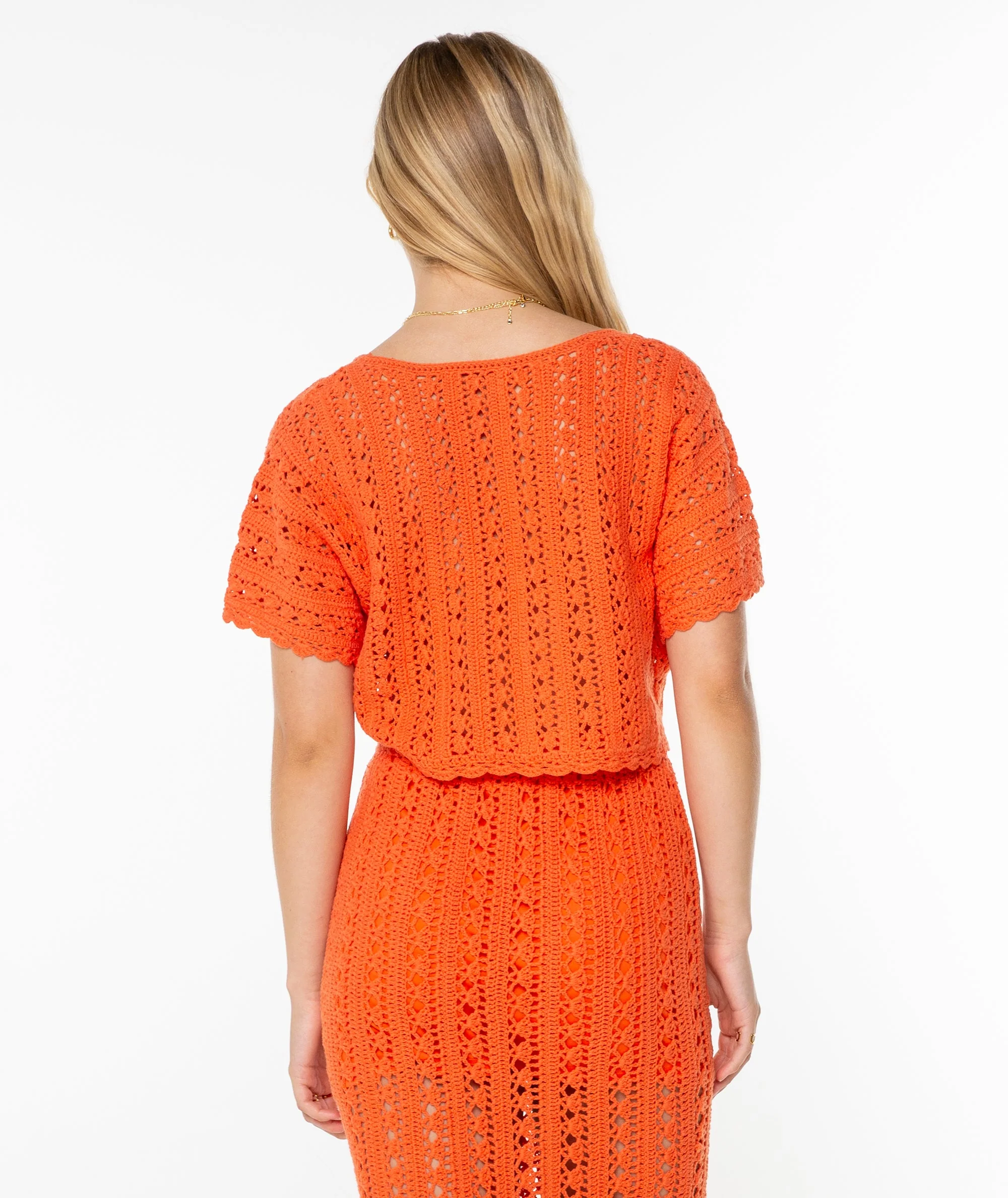 Sea Swirl Crochet Tee - Image 2