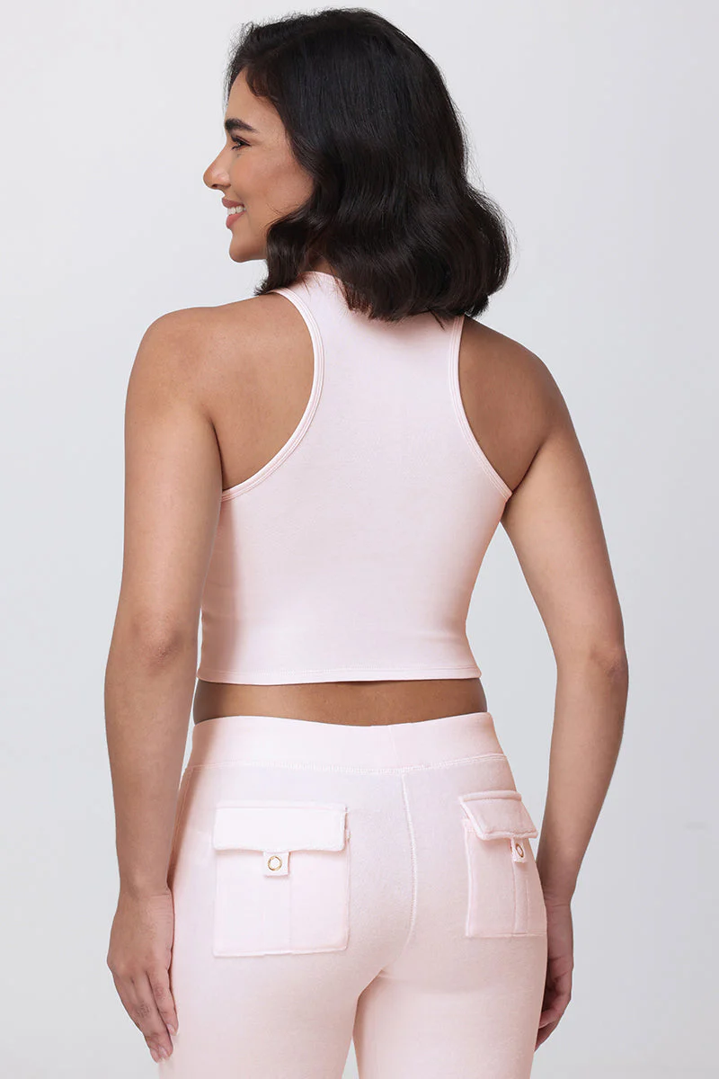 Small Bling High Neck Crop Tank - Image 2