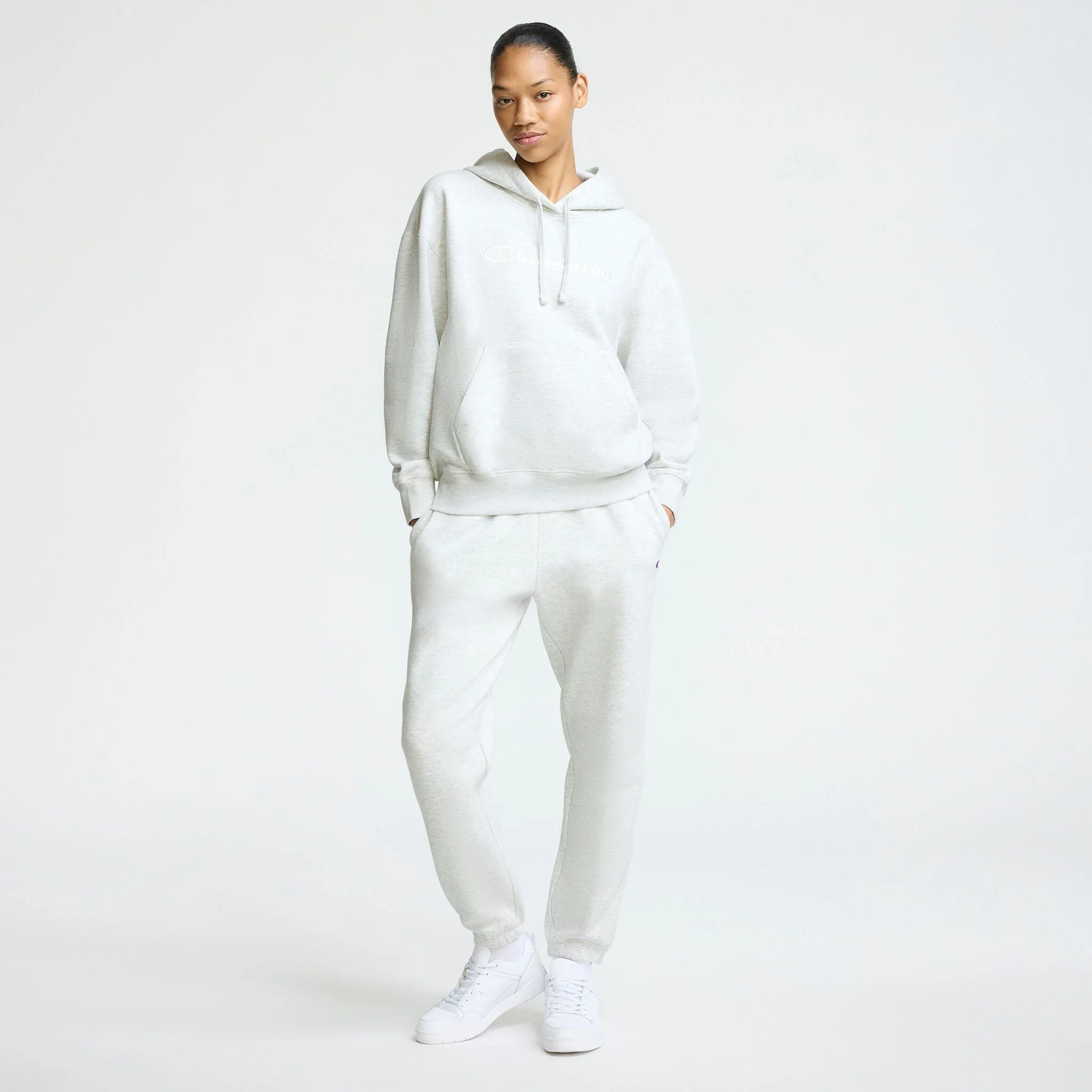 Tonal Script Freshman Powerblend Hoodie - Image 3