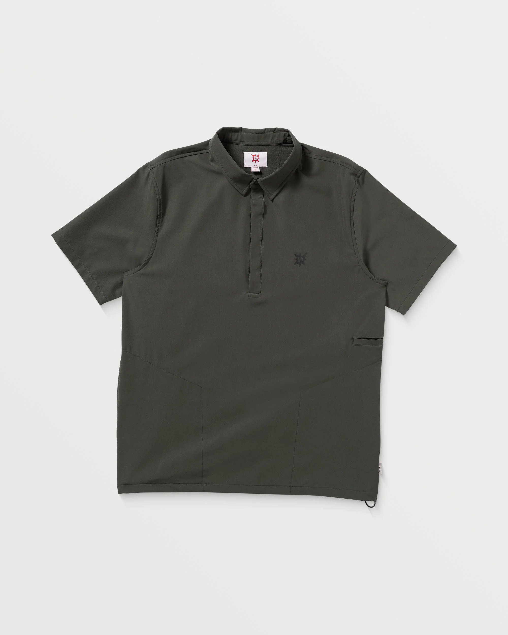 Volcom Japan Men's Sense Popover Short Sleeve Shirt - Image 9