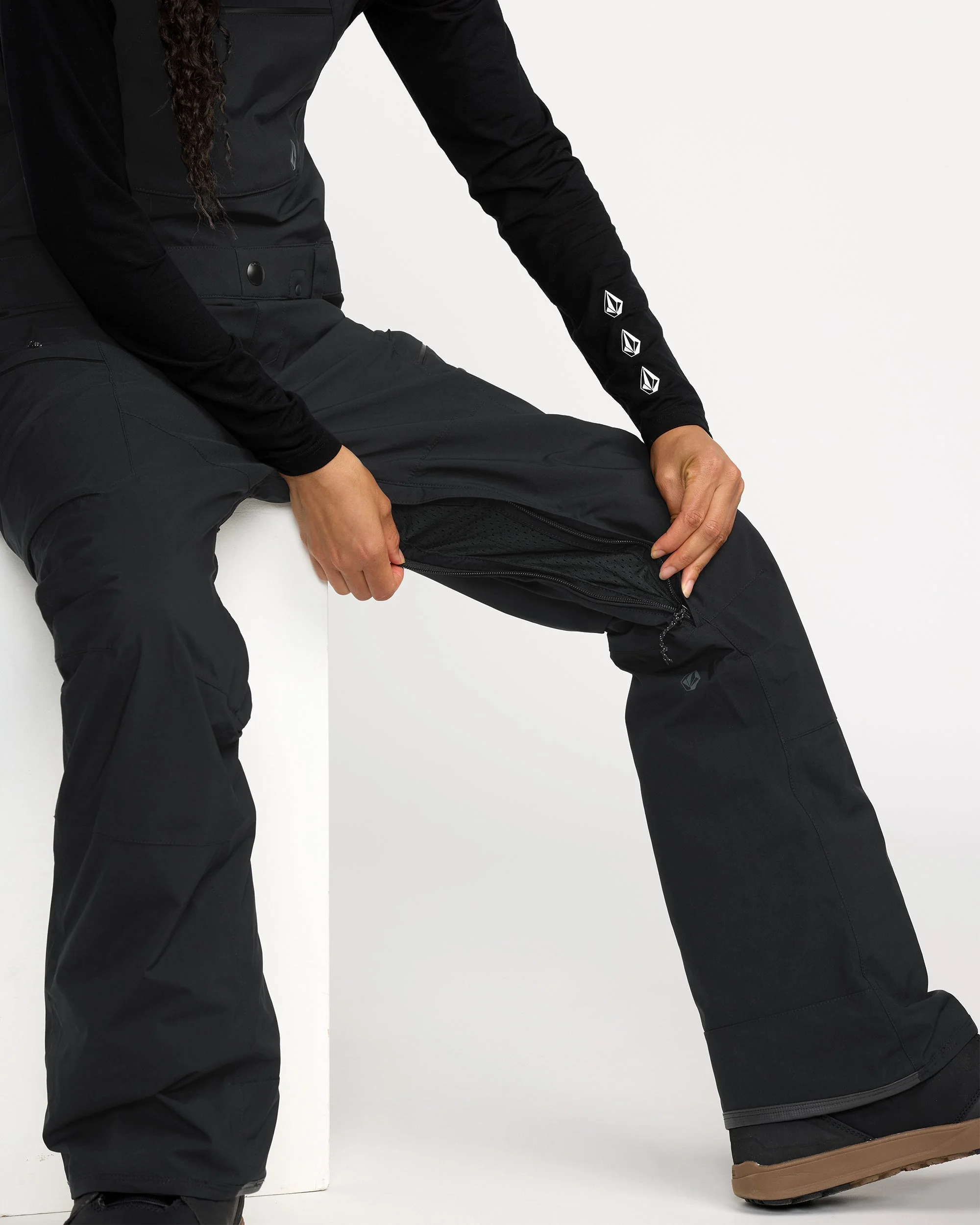 Women's Ash Stretch Gore Bib Overall - Image 6